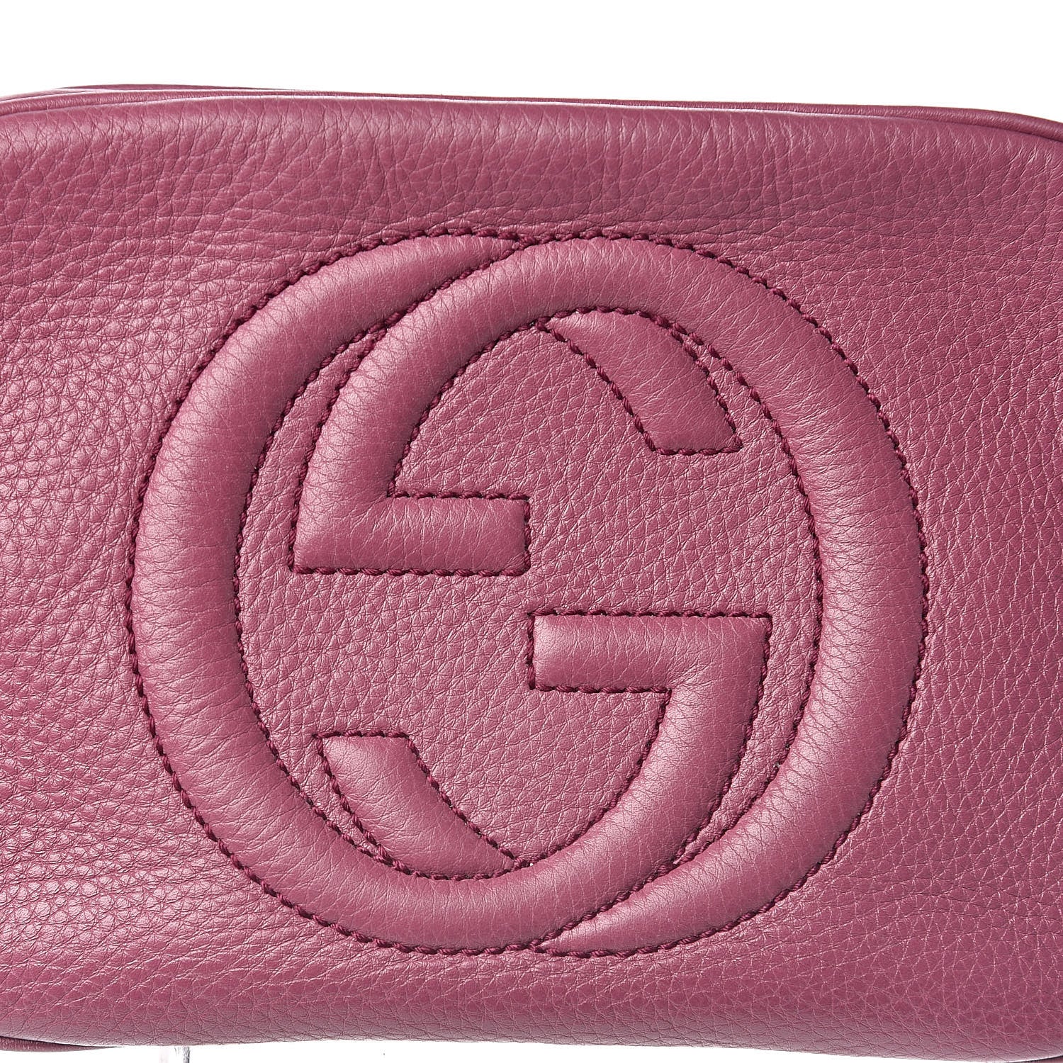 Gucci Pebbled Calfskin Small Soho Disco Bag Peonia Flower 15 of 15