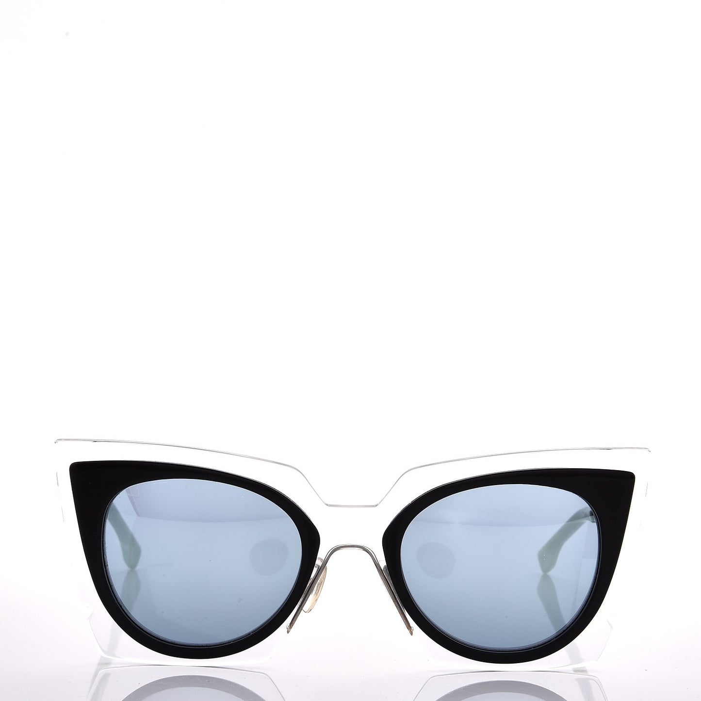 Cat Eye Orchidea Sunglasses FF 0117/S Crystal Black