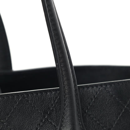 Chanel Calfskin Stitched Shopping Tote Black 18 of 18