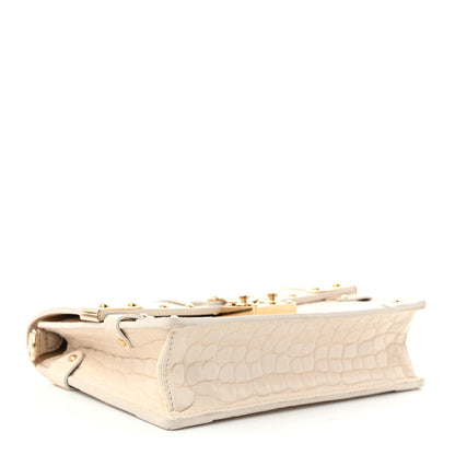Louis Vuitton Alligator Trunk Chain Wallet Latte 4 of 9