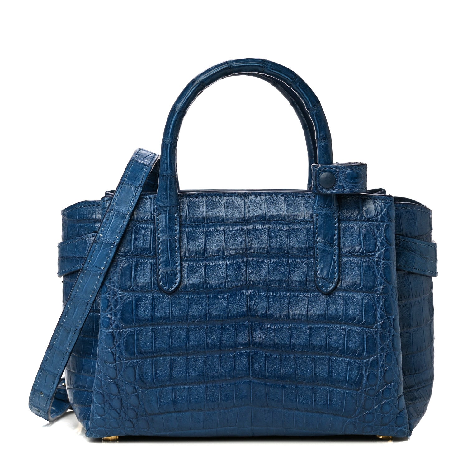 Nancy Gonzalez Crocodile Small Christie Satchel Blue 1 of 21