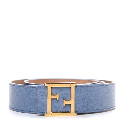 Fendi Vitello Elite FF Belt 75 30 Ceruleo 1 of 7