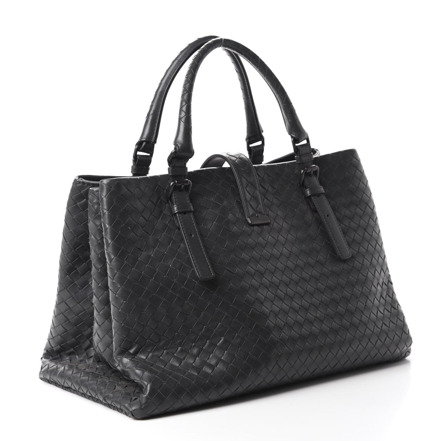 Nappa Intrecciato Medium Roma Tote Shadow