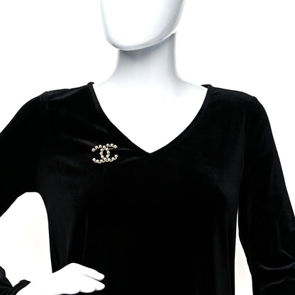 Chanel Crystal CC Brooch Gold 2 of 4