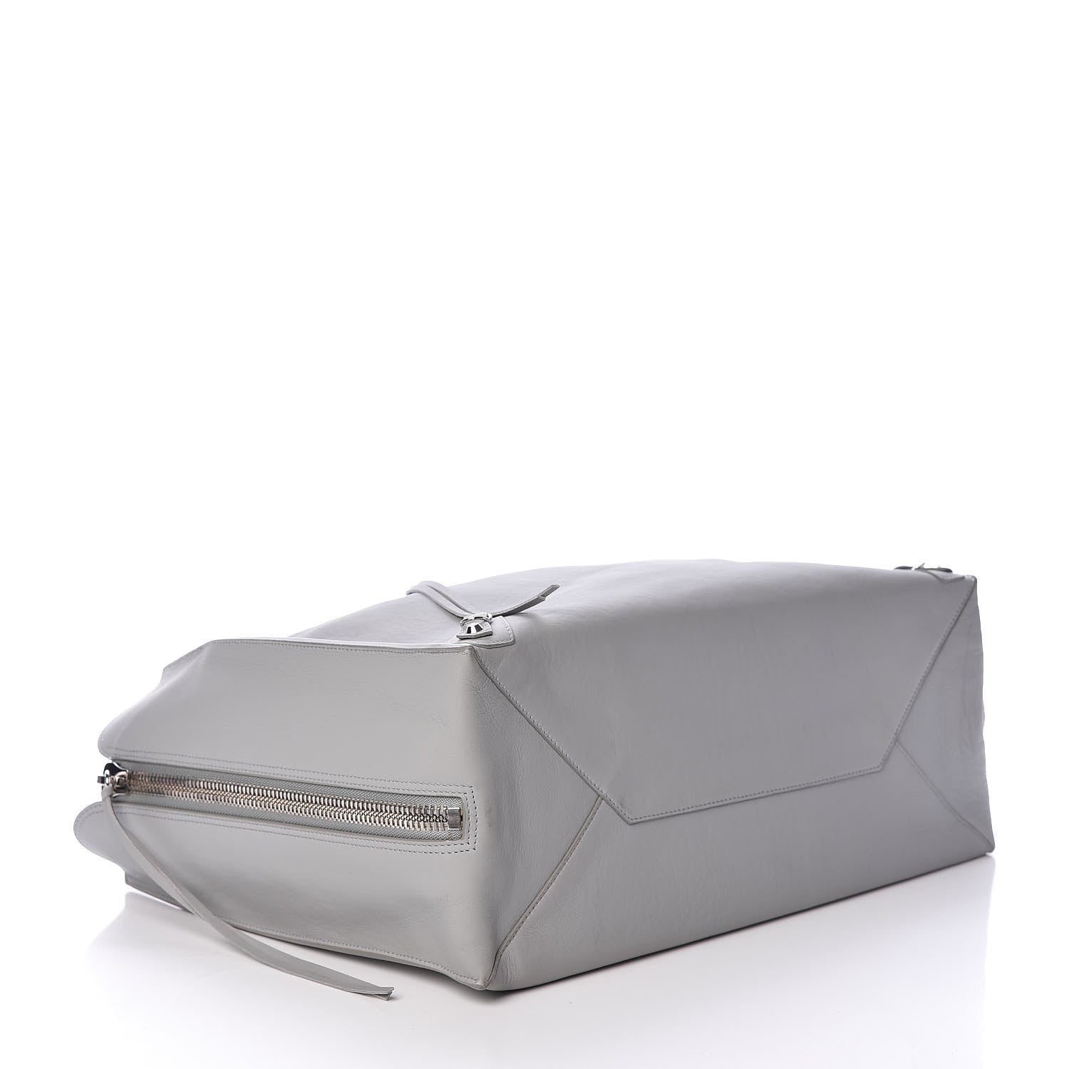 Balenciaga Veau Papier A4 Zip Around Tote Gris Glace 4 of 11