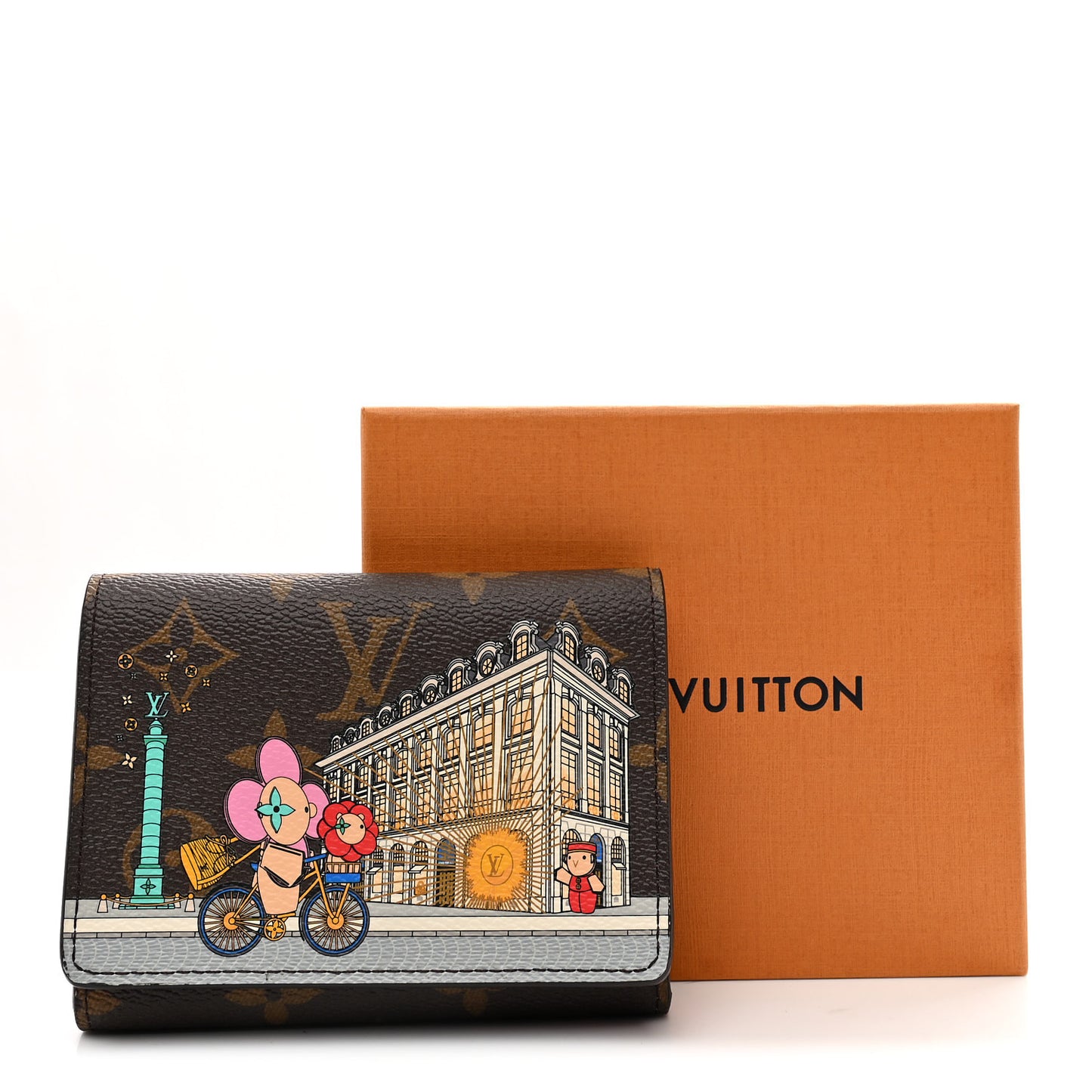 Monogram 2022 Christmas Animation Paris Victorine Wallet Pink