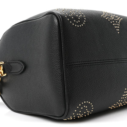 Louis Vuitton Empreinte Monogram Giant Studded Speedy Bandouliere 25 Black 8 of 9