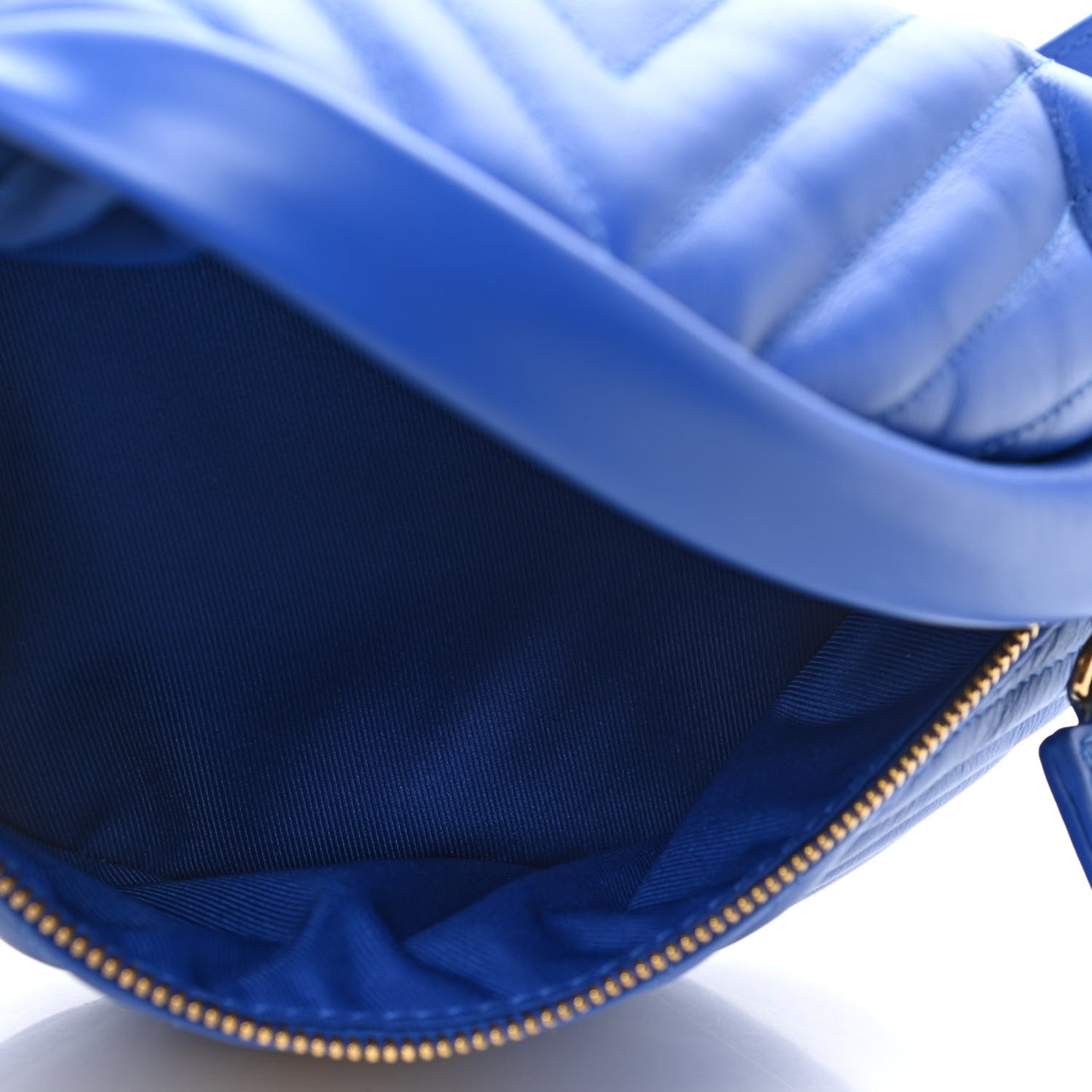 Calfskin New Wave Bumbag Blue Neon