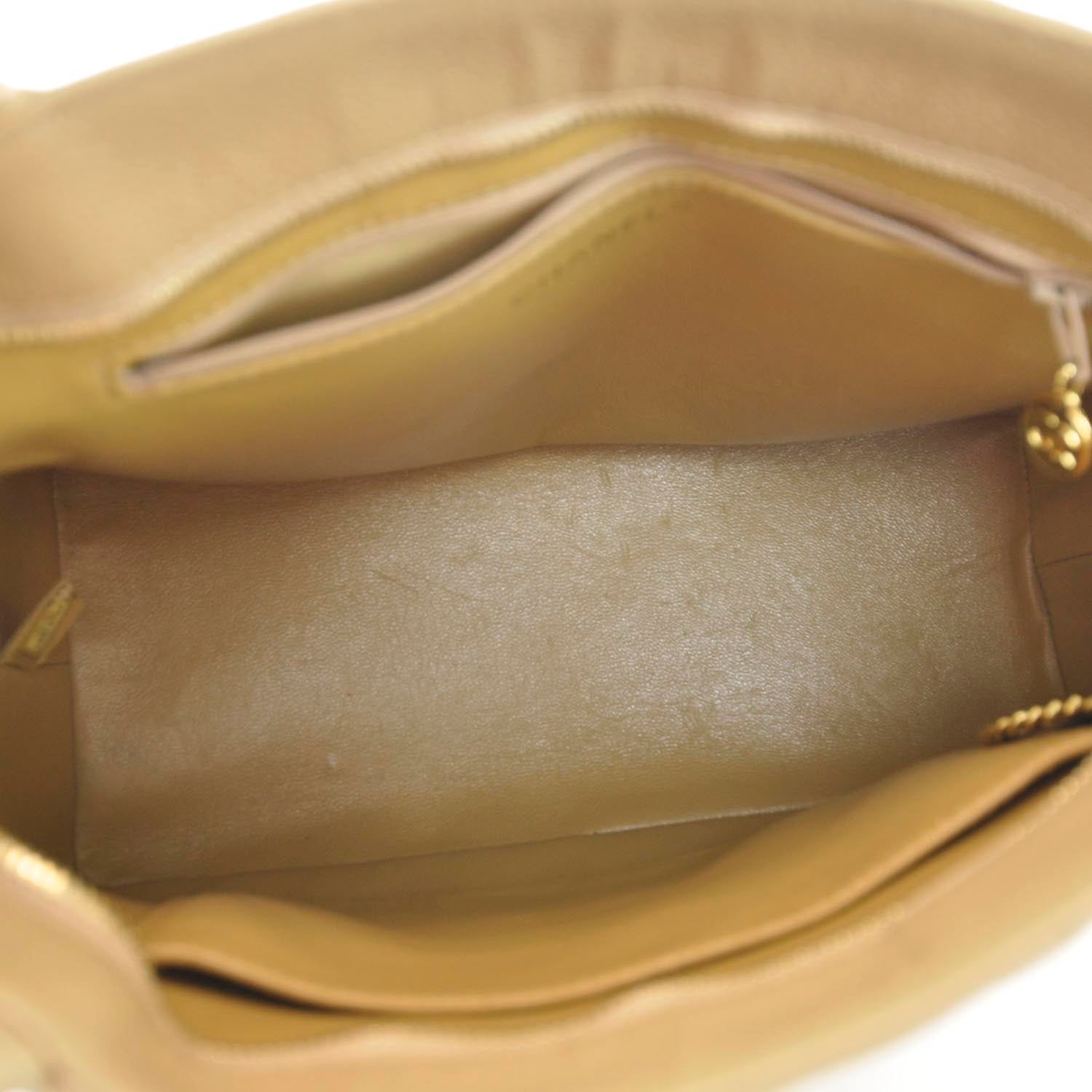 Chanel Caviar Quilted Medallion Tote Beige 7 of 9