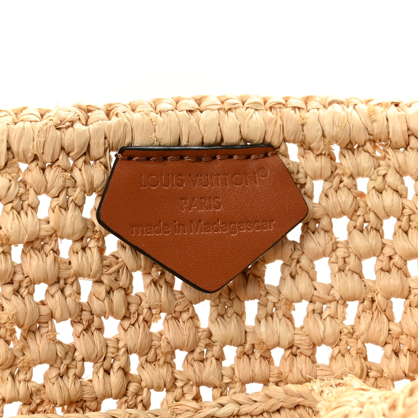 Raffia Calfskin Forte Del Marmi OnTheGo MM Natural Fuchsia