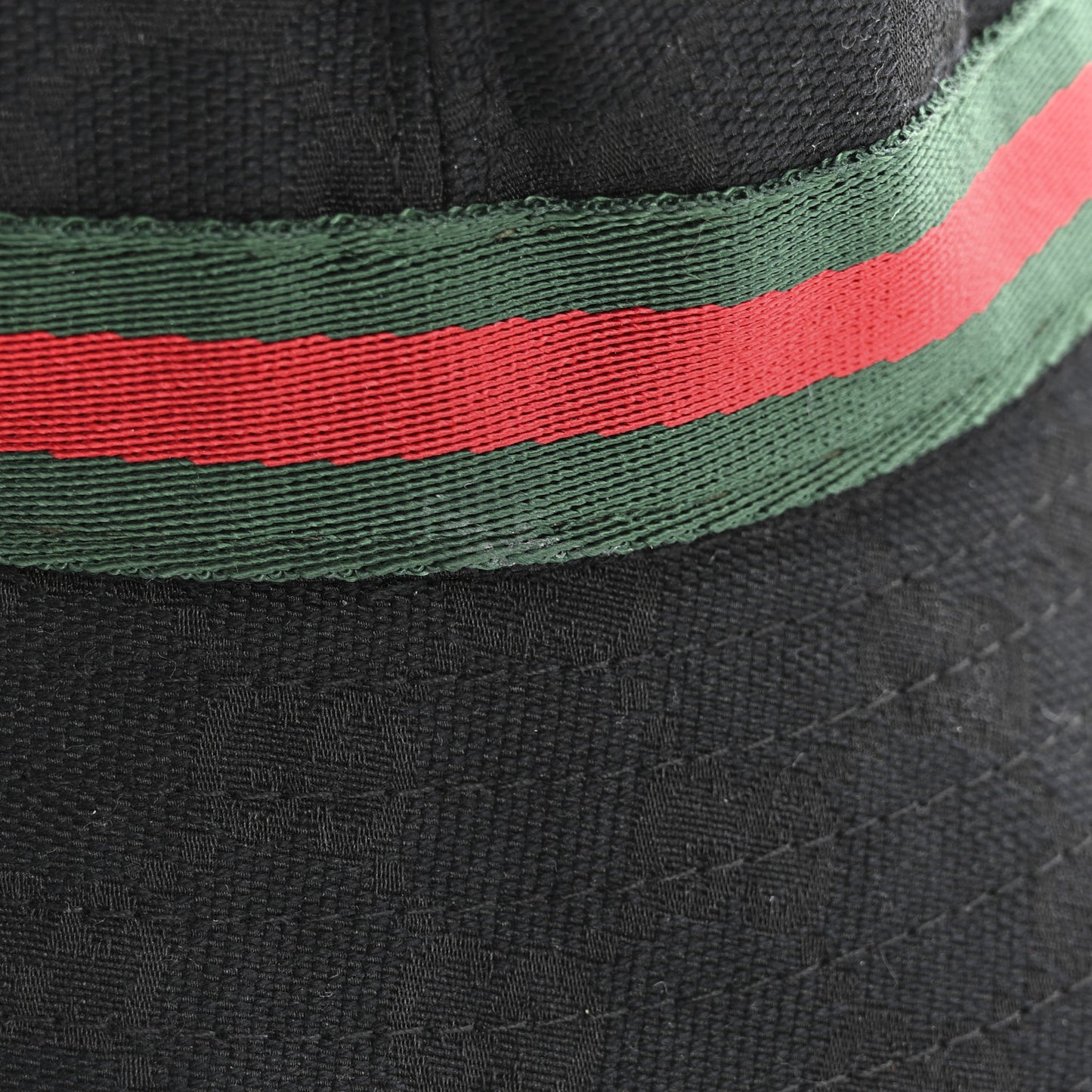 Monogram Web Bucket Hat M Black