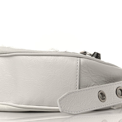 Balenciaga Agneau Arena Le Cagole Shoulder Bag XS Optic White 10 of 10