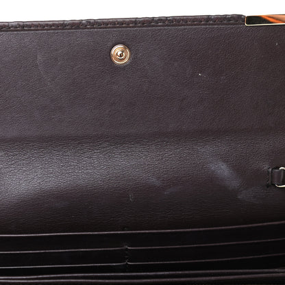 Gucci Guccissima Signature Dice Chain Wallet Chocolate 7 of 7