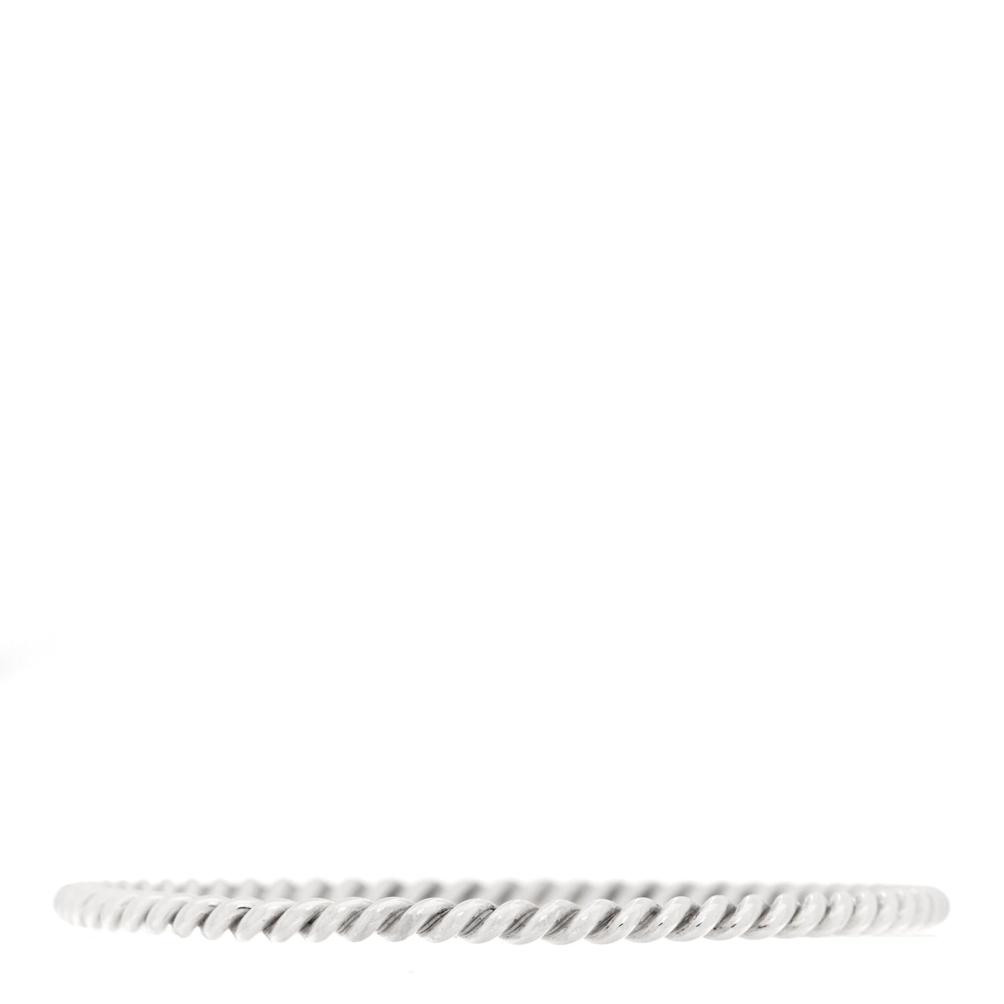 Sterling Silver Twist Rope Bangle Bracelet
