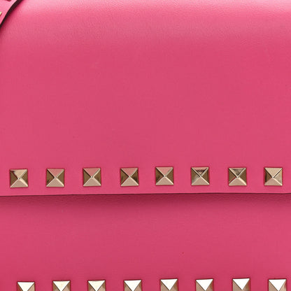 Valentino Garavani Vitello Rockstud Flap Crossbody Bag Peony 8 of 11