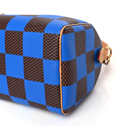 Louis Vuitton Damier Pop Speedy Bandouliere 25 Blue 8 of 8