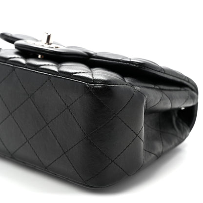 Chanel Lambskin Quilted Mini Square Flap Black 10 of 10