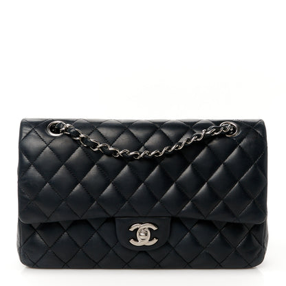 Chanel Lambskin Quilted Medium Double Flap Black 1 of 11