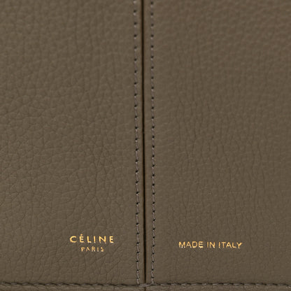 Celine Baby Grained Calfskin Medium Tri-Fold Bag Taupe 6 of 11