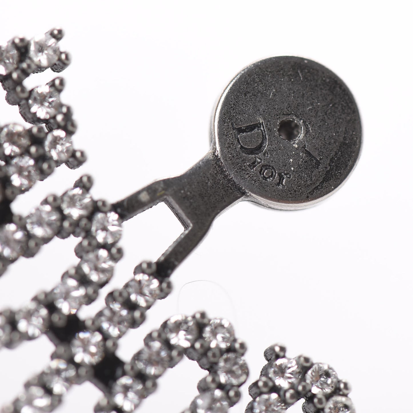 Palladium Crystal J'adior Earrings