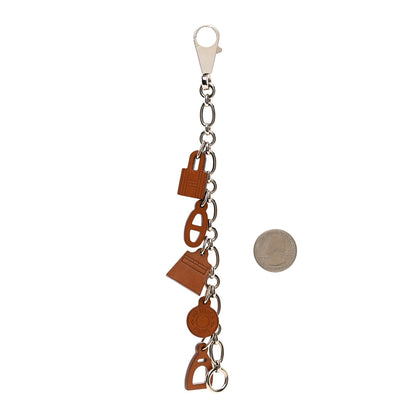 Hermes Barenia Breloque Olga Amulette Bag Charm Fauve 2 of 3