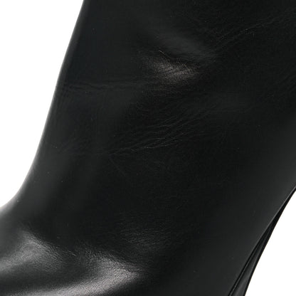 Louis Vuitton Soft Calfskin Monogram Afterglow Platform Ankle Boots 37 Black 9 of 10
