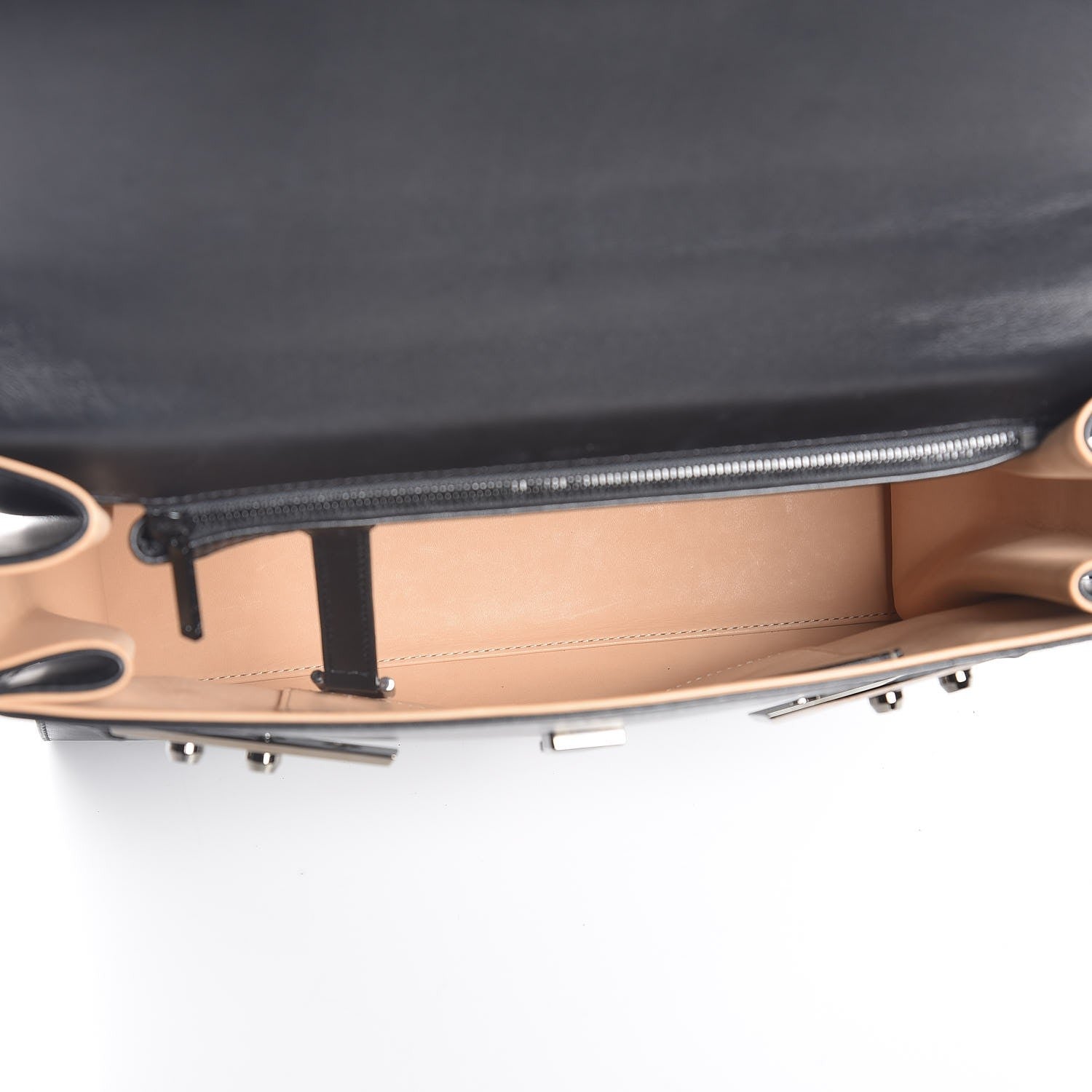 Delvaux Smooth Calfskin GM Tempete Satchel Black 6 of 8