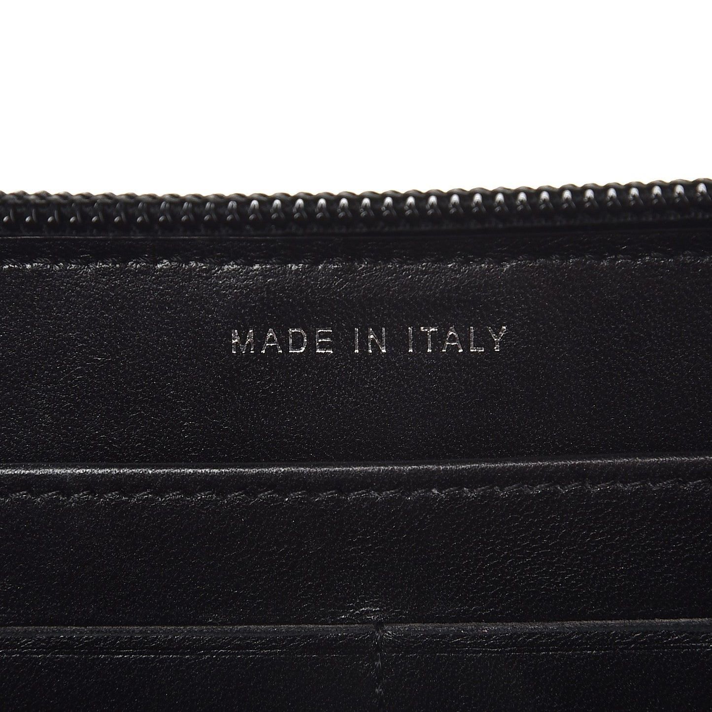 Patent Quilted Boy Zip Around Wallet Burgundy