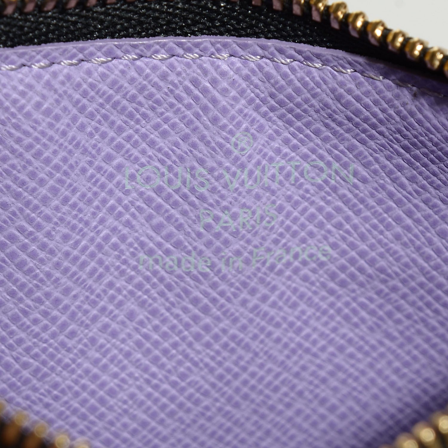 Louis Vuitton Monogram Multicolor Key Pouch Black Violet 5 of 6