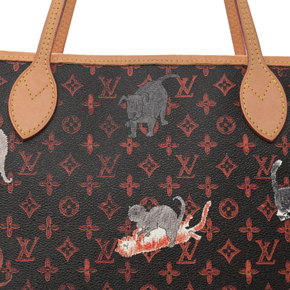 Louis Vuitton Catogram Neverfull MM Marron 7 of 12
