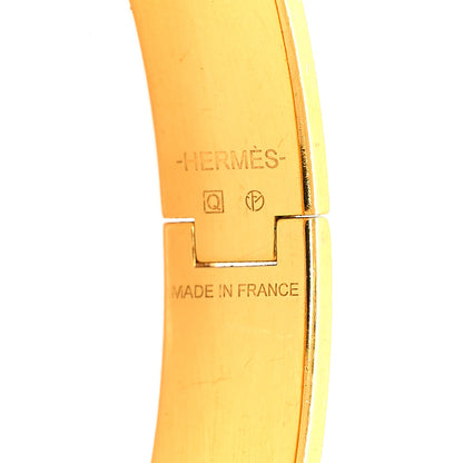 Hermes Enamel Narrow Clic Clac H Bracelet PM Black 4 of 4