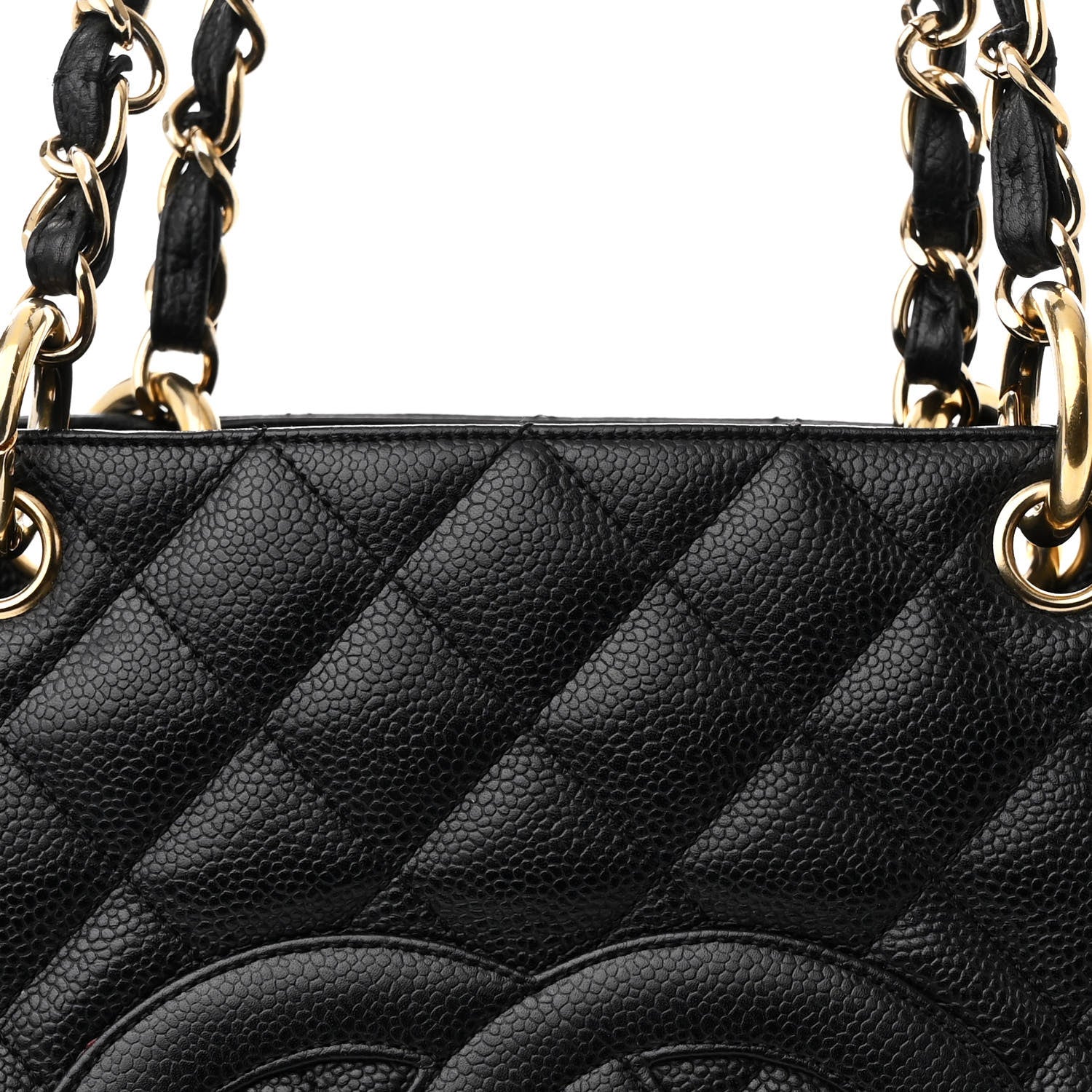 Chanel Caviar Quilted Grand Shopping Tote GST Black 8 of 14