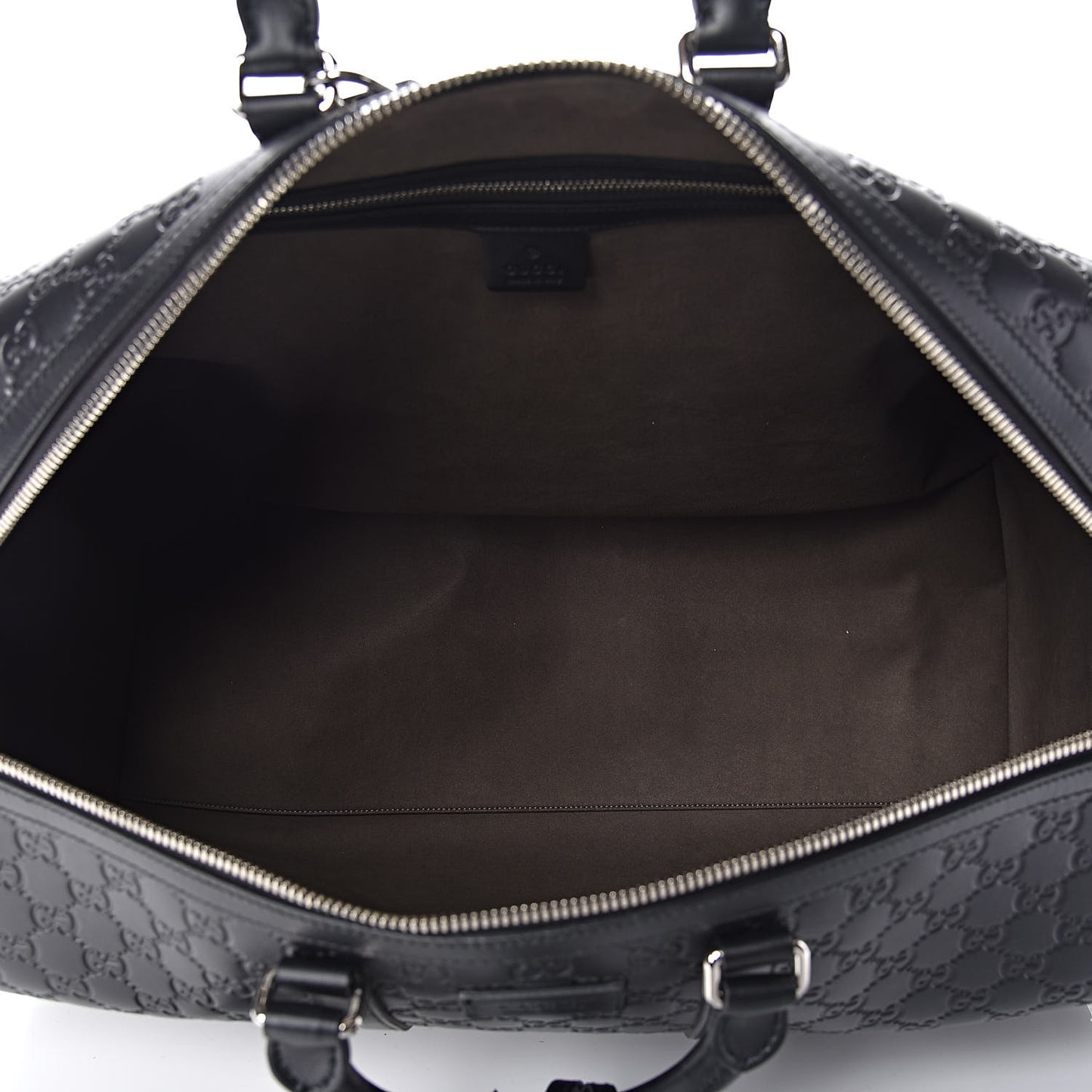 Guccissima Signature Large Duffle Black