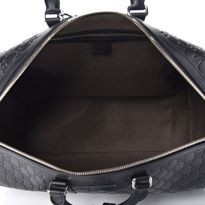 Gucci Guccissima Signature Large Duffle Black 7 of 10