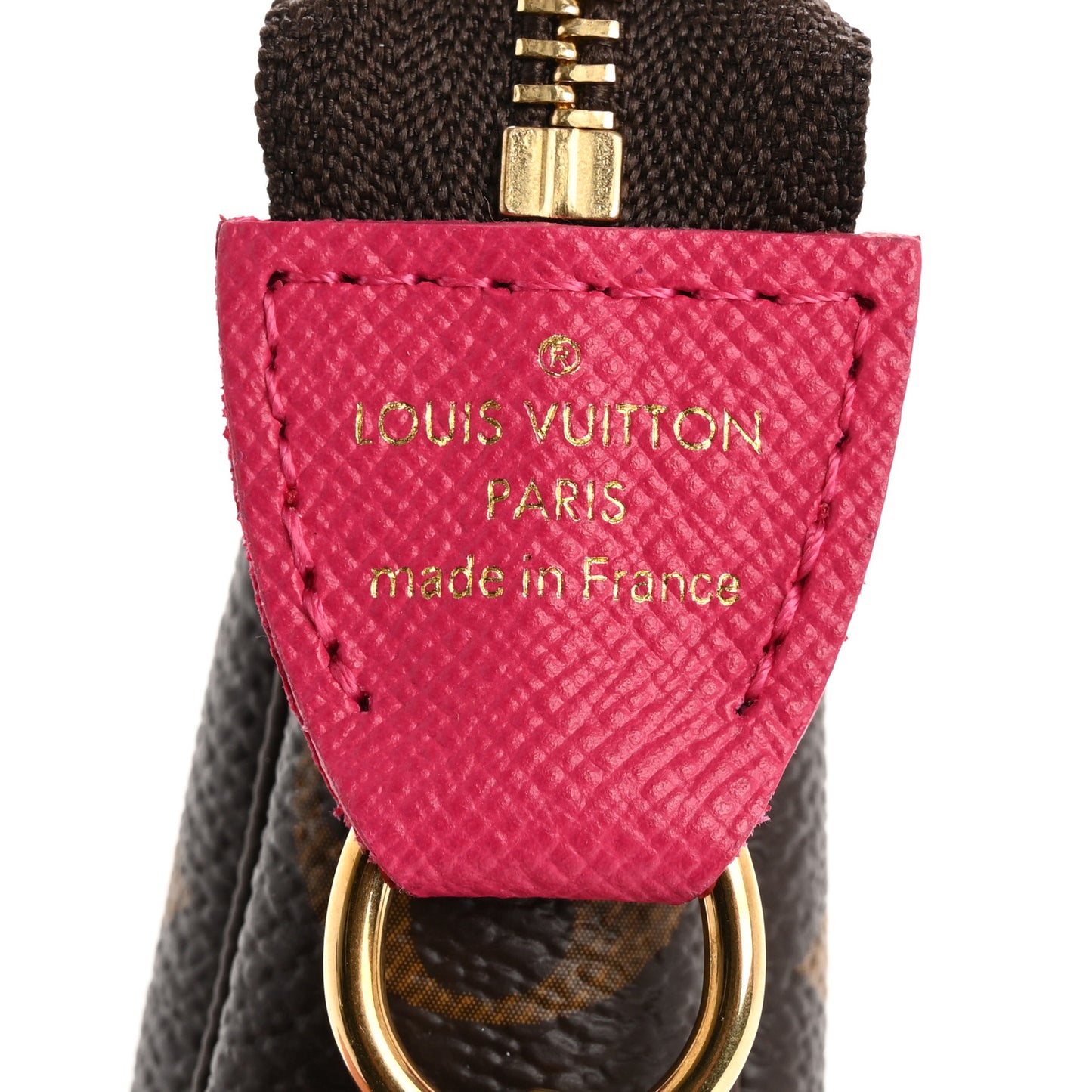 Monogram 2019 Christmas Animation Mini Courchevel Pochette Accessories Fuchsia