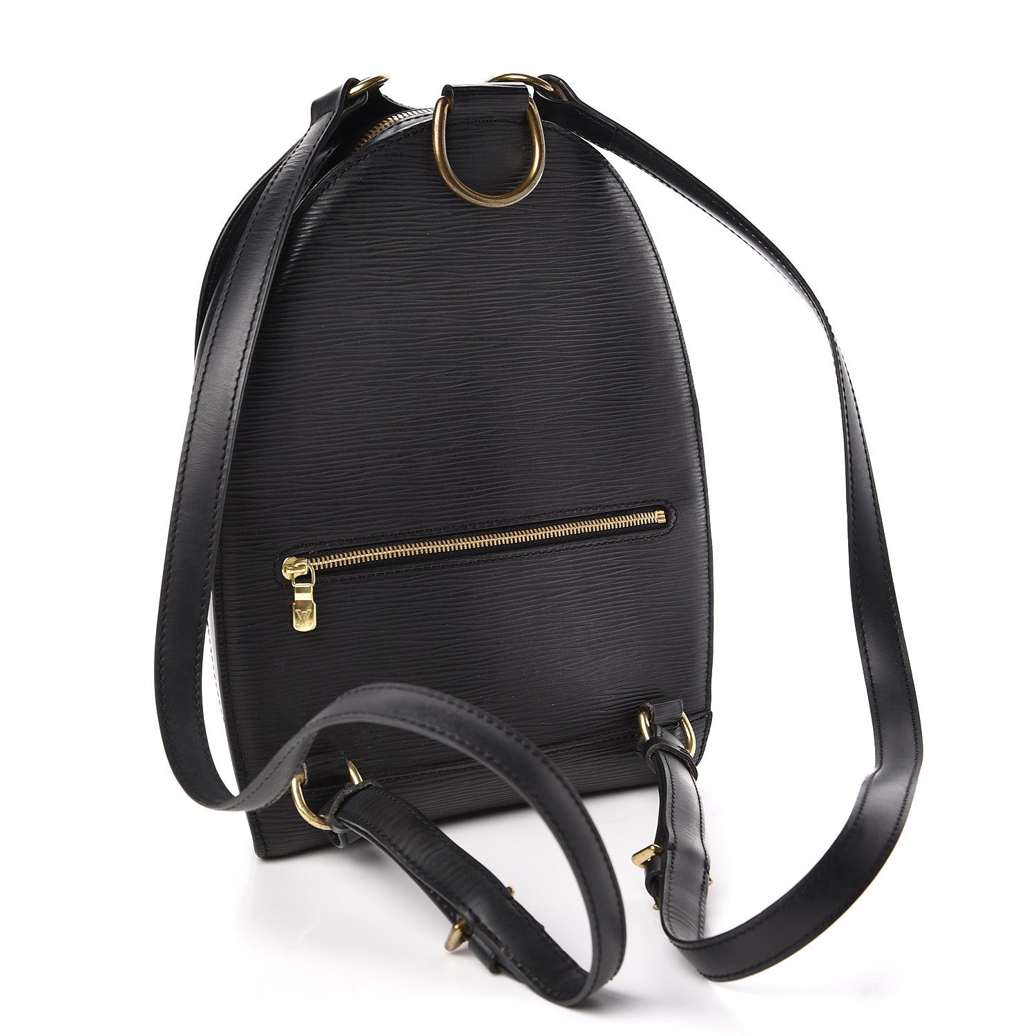 Louis Vuitton Epi Mabillon Backpack Black 3 of 10