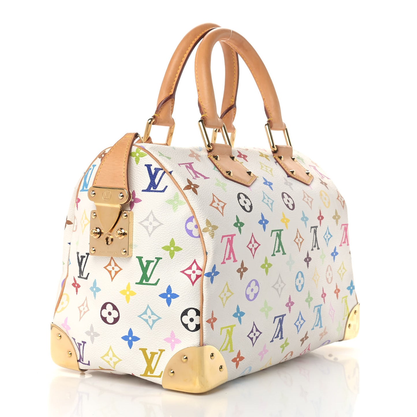 Monogram Multicolor Speedy 30 White