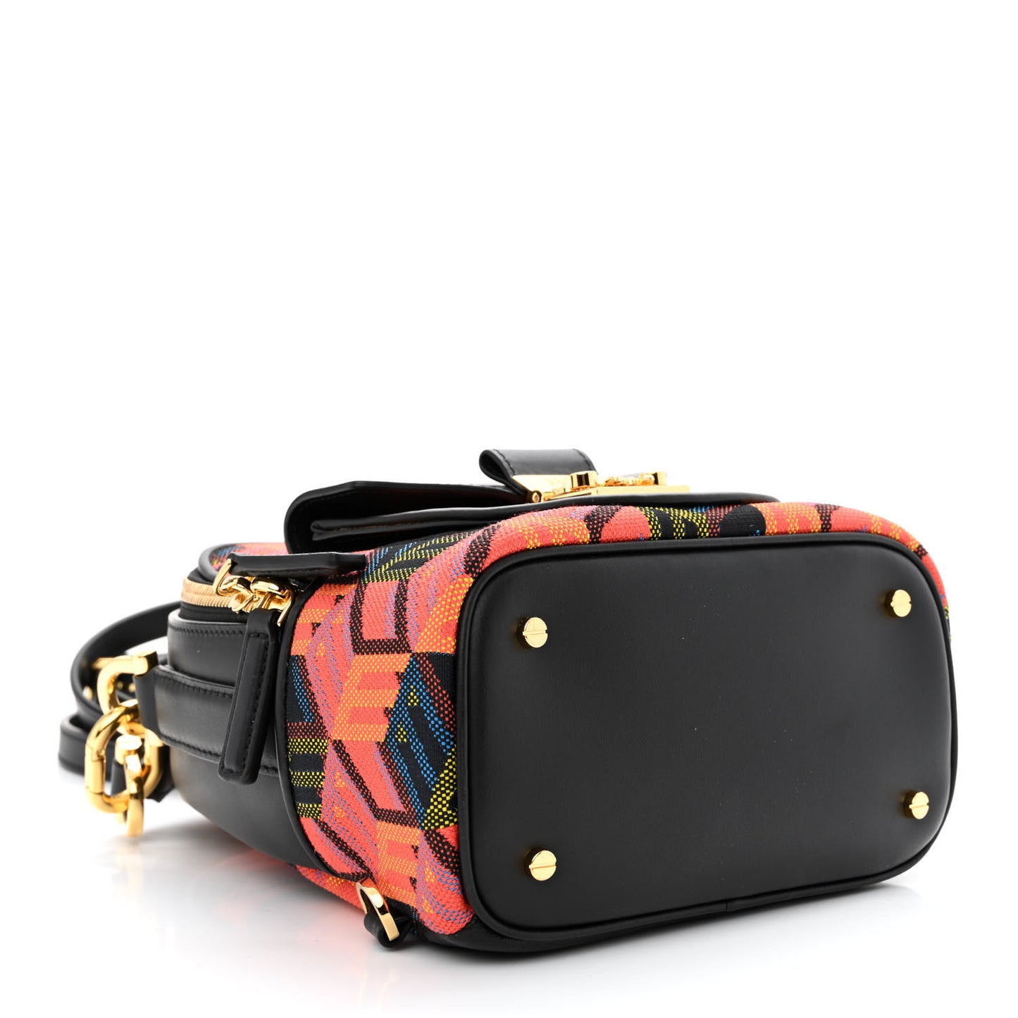 Jaquard Cubic Monogram Rockstar X-Mini Tracy Backpack Multicolor