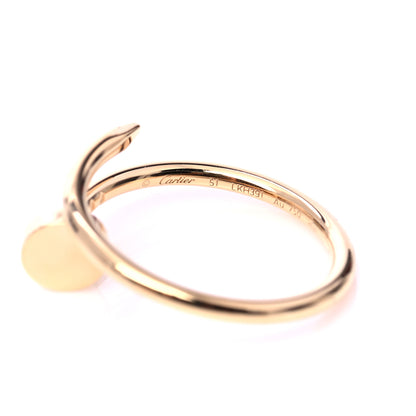 Cartier 18K Yellow Gold Small Juste Un Clou Ring 51 5.75 5 of 5