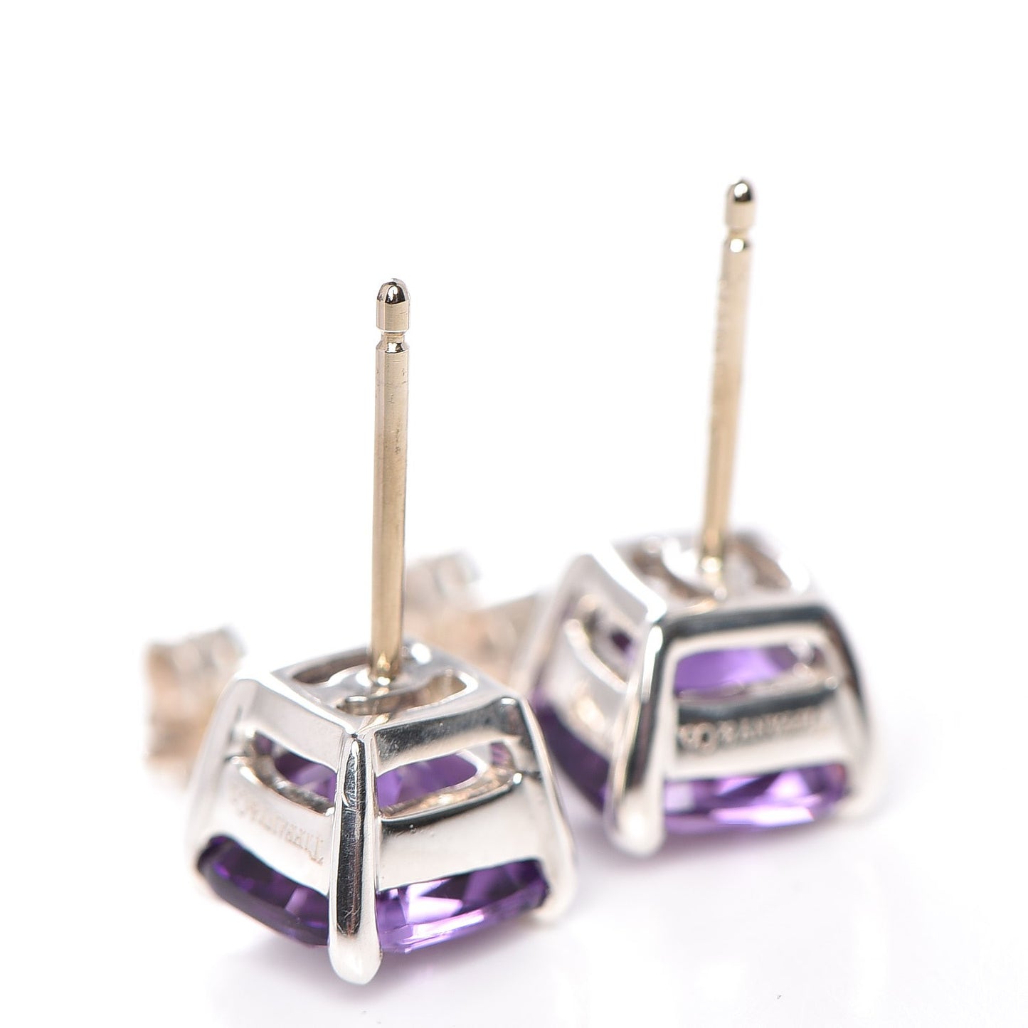 Sterling Silver Amethyst Sparklers Stud Earrings