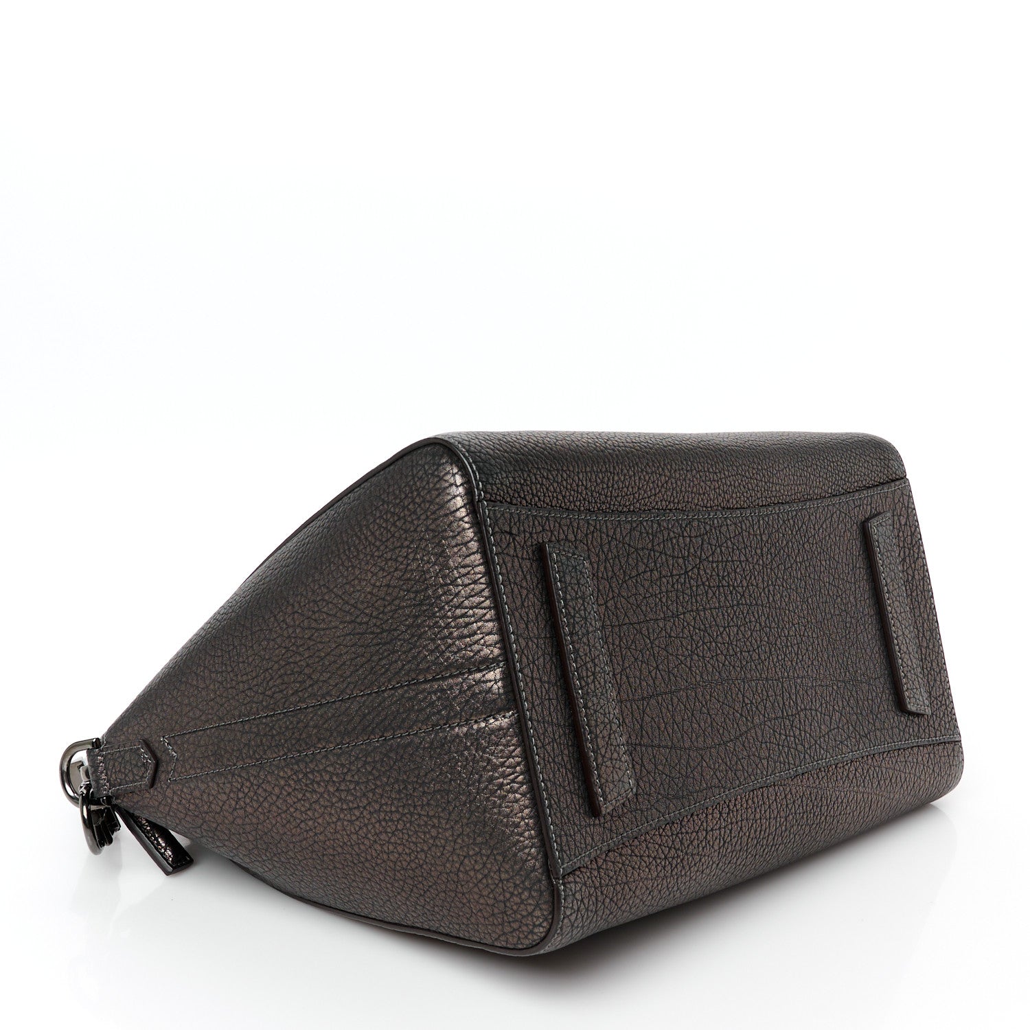 Givenchy Metallic Sugar Goatskin Medium Antigona Gunmetal 4 of 10