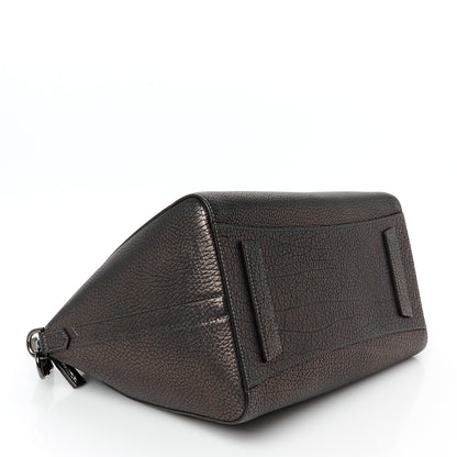 Givenchy Metallic Sugar Goatskin Medium Antigona Gunmetal 4 of 10
