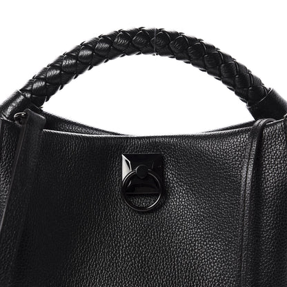 Mulberry Metallic Heavy Grain Small Iris Tote Black 14 of 14