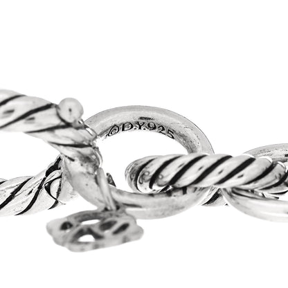 David Yurman Sterling Silver 10mm Medium Oval Link Bracelet 3 of 3