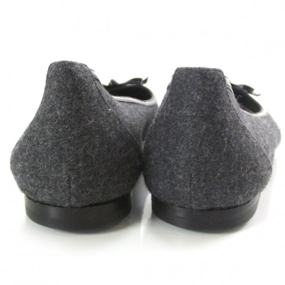 FASHIONPHILE MANOLOBLAHNIKFlannelBallerinaFlats40 3 of 7