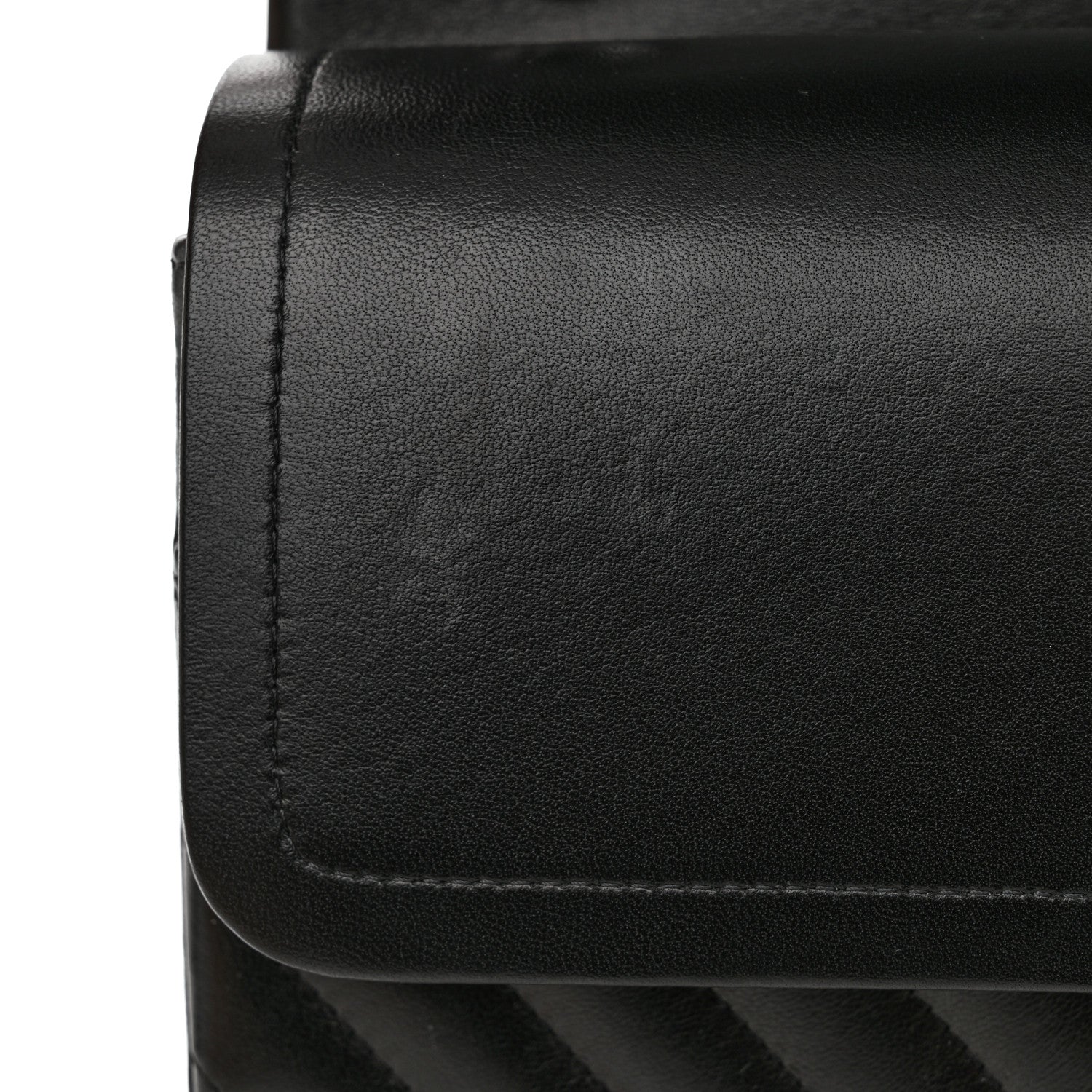 Chanel Lambskin Chevron Quilted Jumbo Double Flap So Black 11 of 11