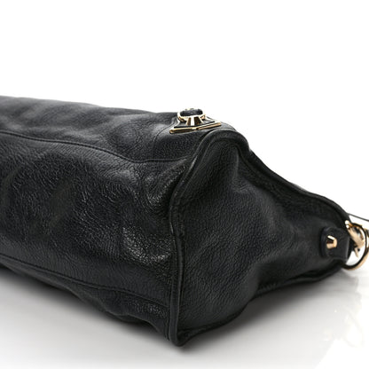 Balenciaga Chevre Gold Metallic Edge Hardware City Black 9 of 11
