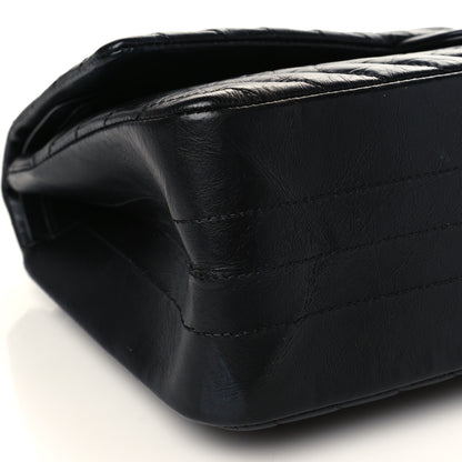 Chanel Aged Calfskin Chevron Quilted 2.55 Reissue 226 So Black 7 of 8