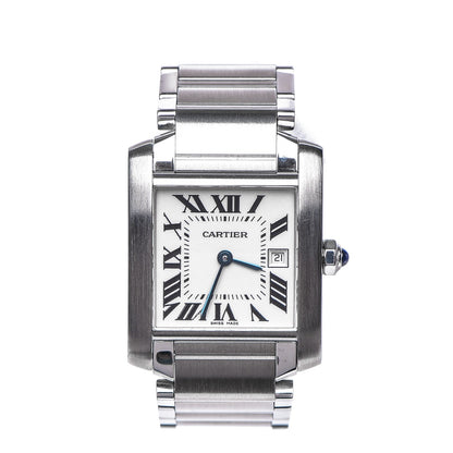 Cartier Stainless Steel 25mm Tank Francaise Quartz Watch 1 of 9