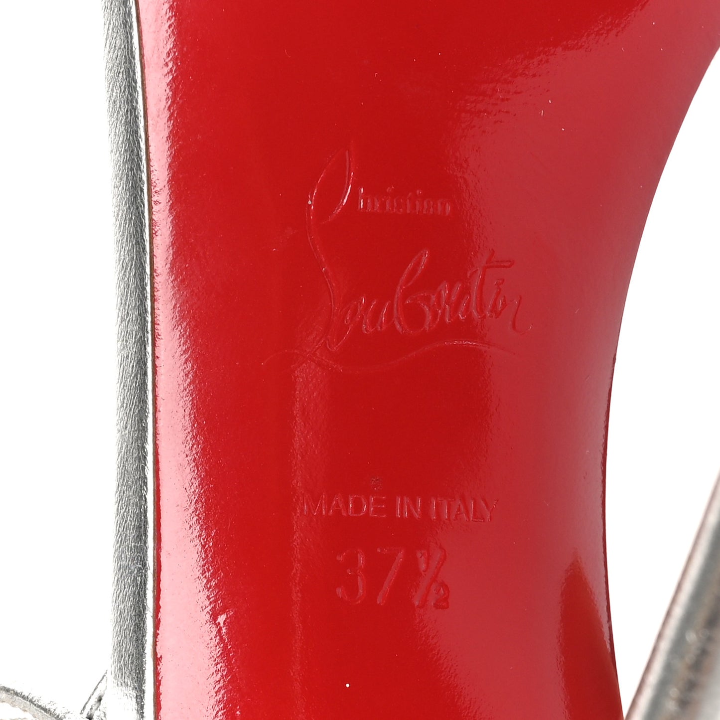 Nappa So Me 100 Sandals 37.5 Silver